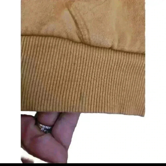 Timberland Big Boys Gold Core Tree Logo Zip Up Sherpa Lined Hoodie L - Picture 10 of 11